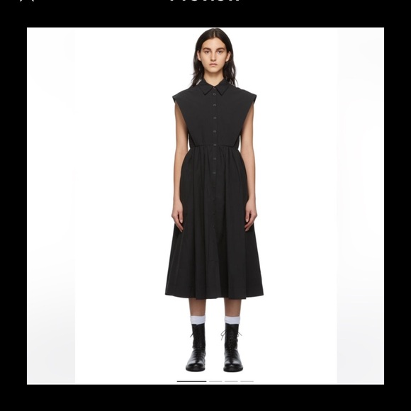 CO 
Black Sleeveless Placket Dress - Picture 2 of 10